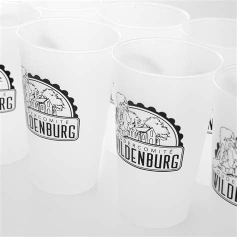 400x Herbruikbare Bekers Ecologisch BPA vrij 0.25 l .